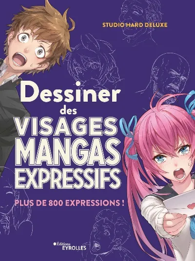 Visuel de Dessiner des visages mangas expressifs