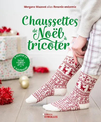 Visuel de Chaussettes de Noël à tricoter