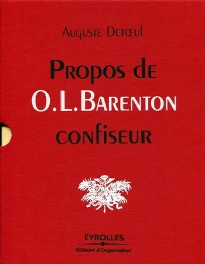 Visuel de Propos de O. L. Barenton, confiseur