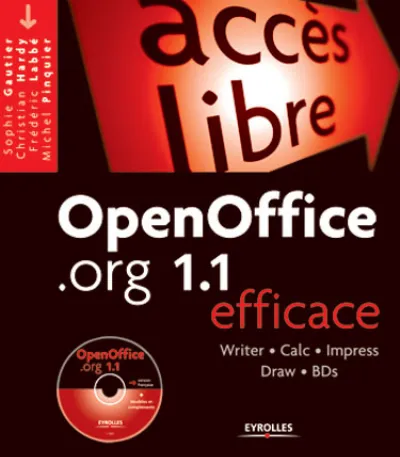 Visuel de OpenOffice.org 1.1 efficace