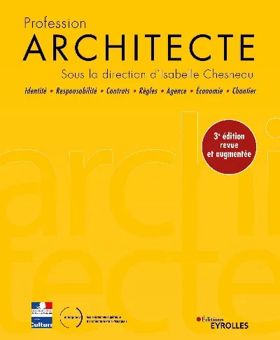 Visuel de Profession Architecte 3e édition
