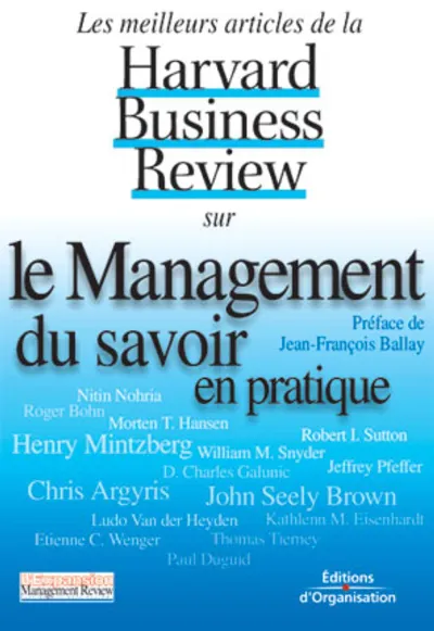 Visuel de Le management du savoir en pratique