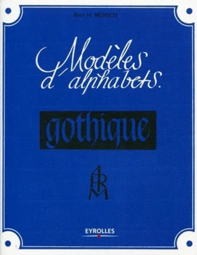Visuel de Modèles d'alphabets. Gothique.