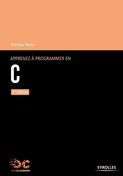 Visuel de Apprenez à programmer en C - 2e édition
