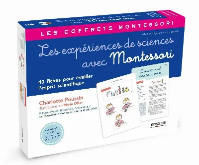 Visuel de Les expériences de sciences avec Montessori, 40 fiches pour éveiller l'esprit scientifique, approuvé par des éducateurs Montessori