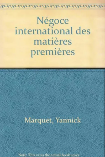 Visuel de Negoce International Des Matieres Premieres