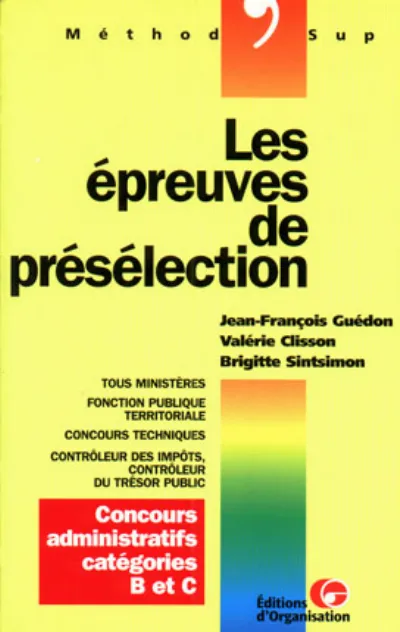 Visuel de Les épreuves de préselection