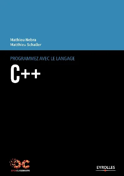 Visuel de Programmez avec le langage C++