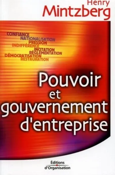 Visuel de Pouvoir et gouvernement d'entreprise