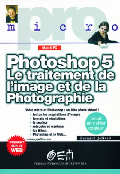 Visuel de Photoshop 5, traitement de l'image et de la photo