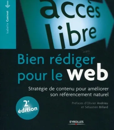 Visuel de Bien rédiger pour le Web stratégie de contenu pour améliorer son référencement naturel