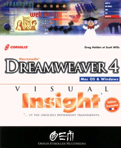 Visuel de Dreamweaver 4 (visual insight)