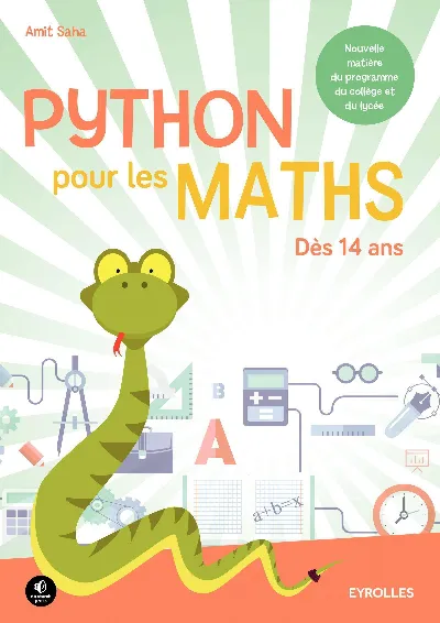 Couverture de Python pour les maths