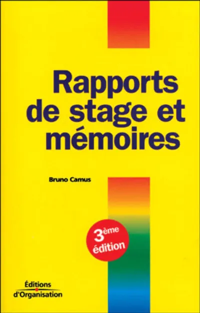 Visuel de Rapports de stages et memoires 3eme edition