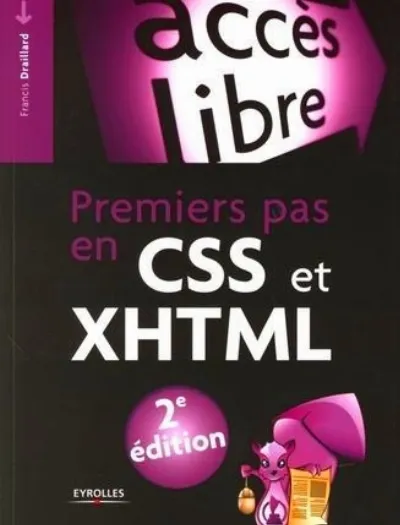 Visuel de Premiers pas en CSS et XHTML