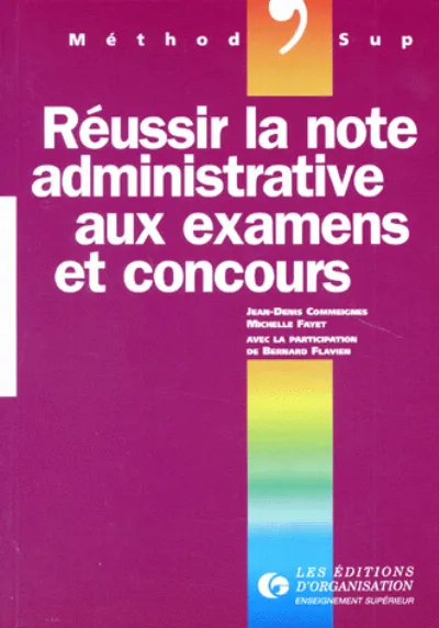 Visuel de Reussir Note Administrative Aux Examens