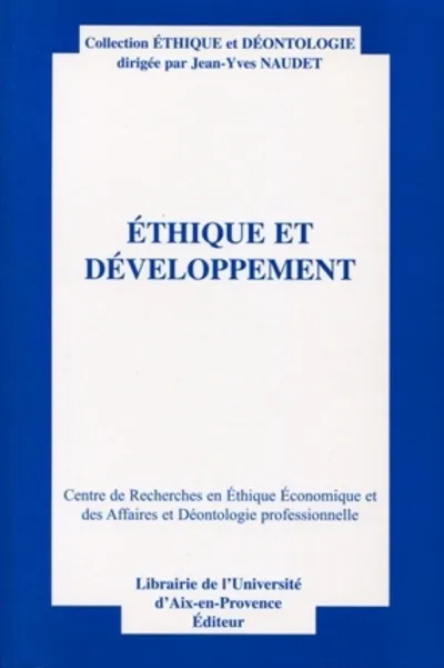 Visuel de Ethique et développement