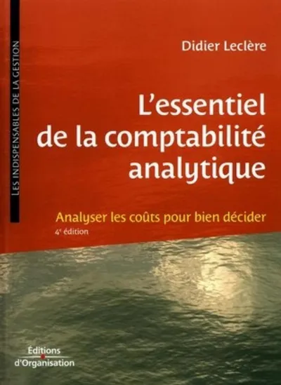 Visuel de L'essentiel de la comptabilité analytique