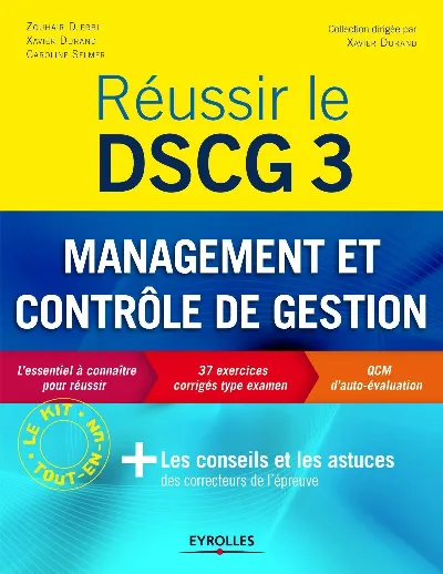 Visuel de Réussir le DSCG 3 - Management et contrôle de gestion