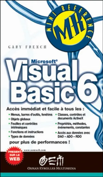 Visuel de Visual Basic 6 Mini-Référence