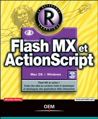 Visuel de Flash MX et Actionscript