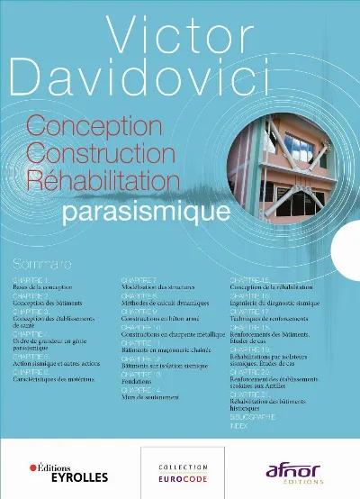 Visuel de Coffret en 3 volumes - Conception Construction Réhabilitation parasismique