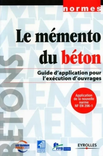 Visuel de Le mémento du béton