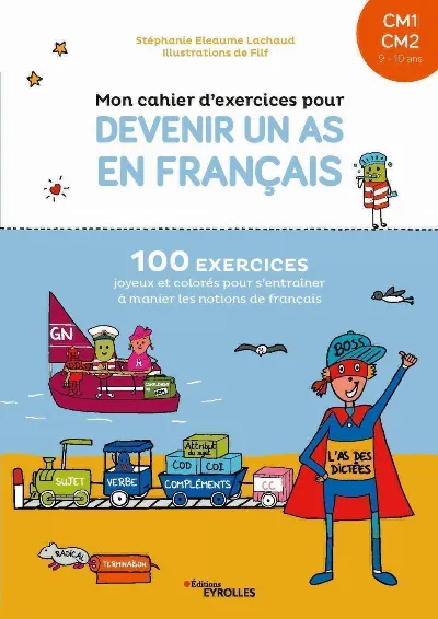 Visuel de Mon cahier d'exercices pour devenir un as en français CM1-CM2