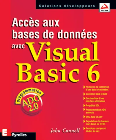 Visuel de Accès aux bases de données avec Visual Basic 6