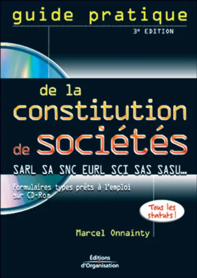 Visuel de Guide pratique de la constitution de societe