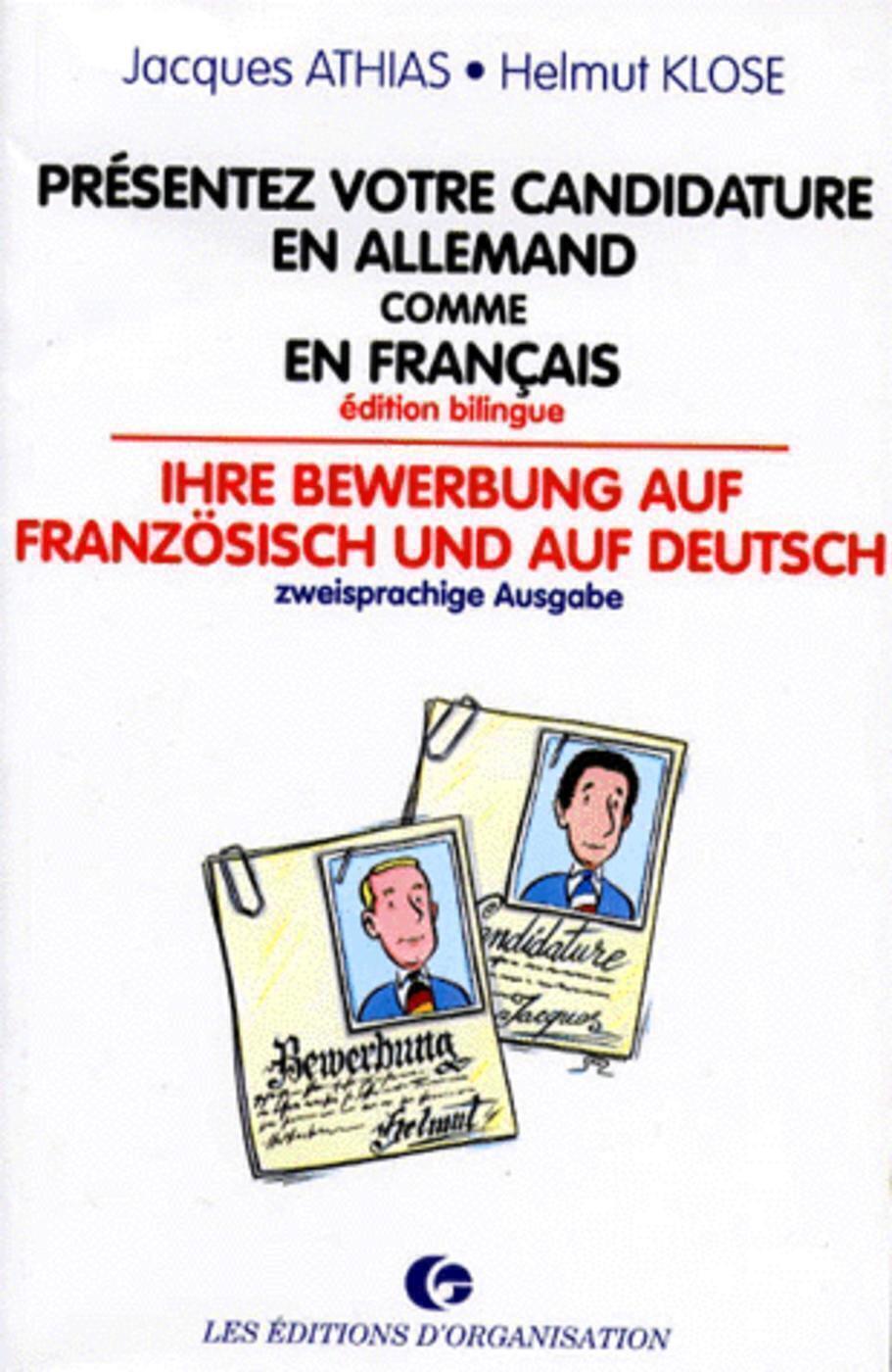 Visuel de Presentez Candidature En Allemand/Francais