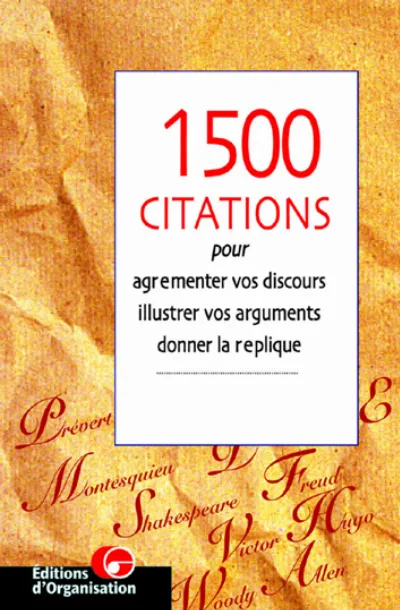 Visuel de 1500 citations pour agrémenter vos discours