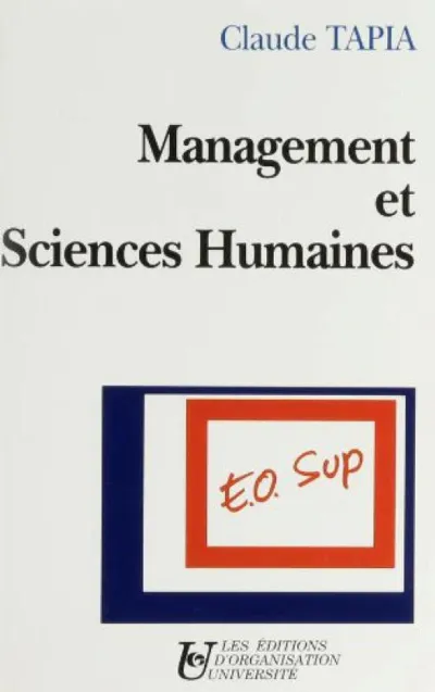 Visuel de Management Et Sciences Humaines