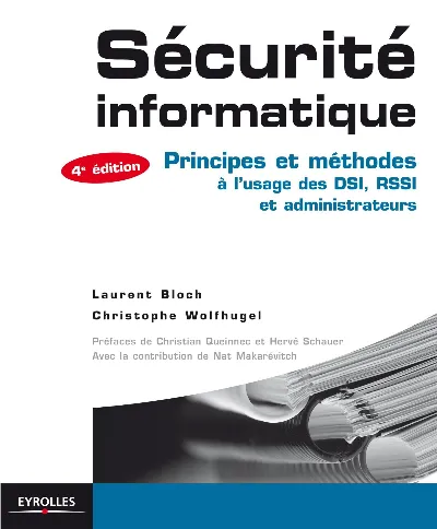 Visuel de Sécurité informatique principes et méthodes