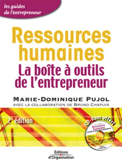 Visuel de Ressources humaines la boite a outils del entrepreneur + cd rom