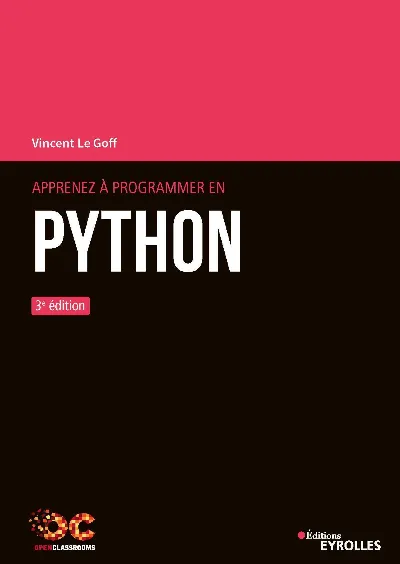 Visuel de Apprenez à  programmer en Python