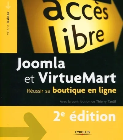 Visuel de Joomla et virtuemart. reussir sa boutique en ligne.