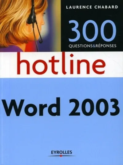 Visuel de Word 2003