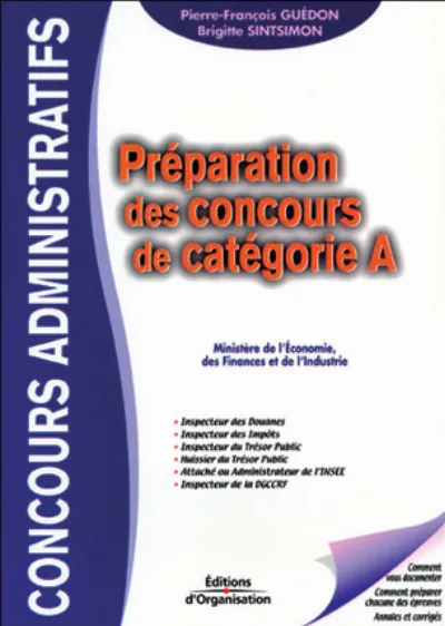 Visuel de Préparation des concours de catégorie A