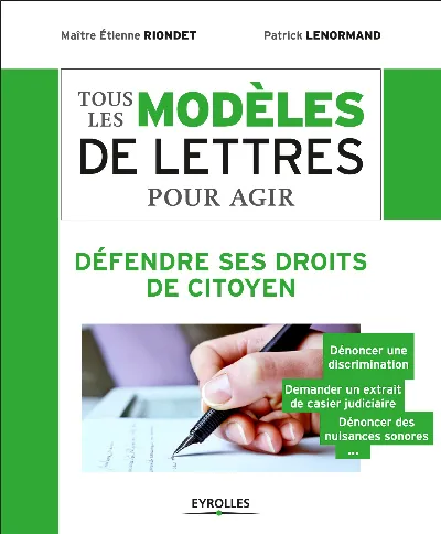 Visuel de Tous les modèles de lettres pour agir - Défendre ses droits de citoyen