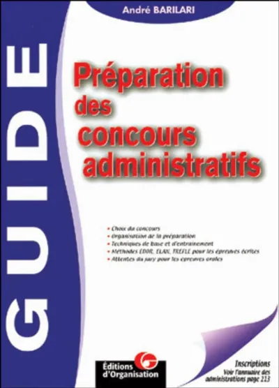 Visuel de Guide Préparation des concours administratifs