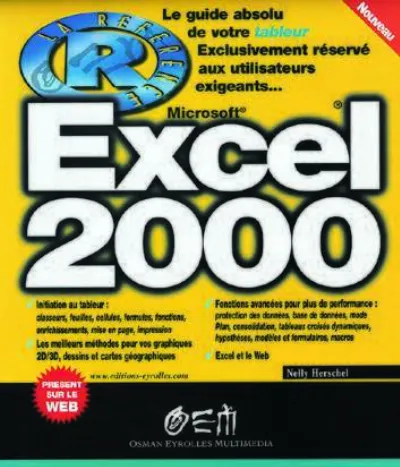 Visuel de Excel 2000 La référence