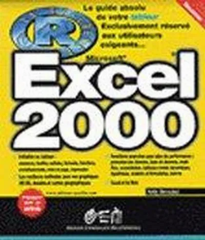 Visuel de Excel 2000 La référence