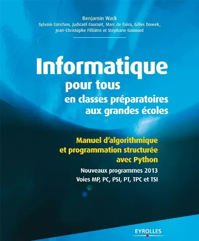 Visuel de Informatique pour tous en classes préparatoires aux grandes écoles