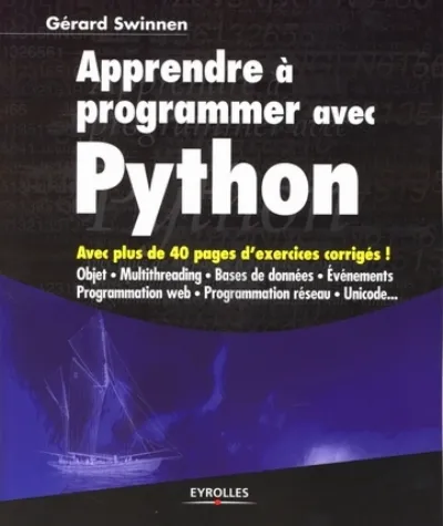 Visuel de Apprendre à programmer avec Python