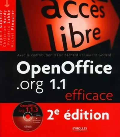 Visuel de OpenOffice.org 1.1 efficace