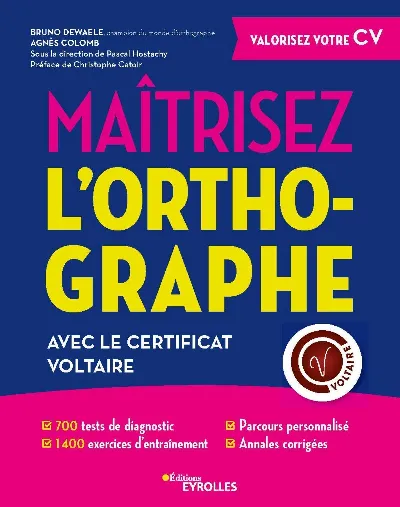 Visuel de Maîtrisez l'orthographe