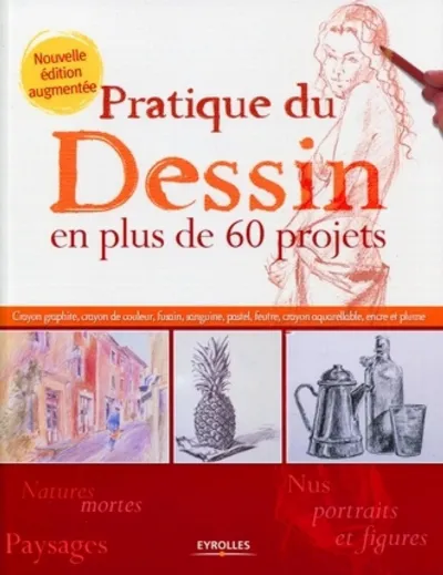 Visuel de Pratique de dessin en plus de 60 projets.crayon graphite, crayon de couleur,fusa