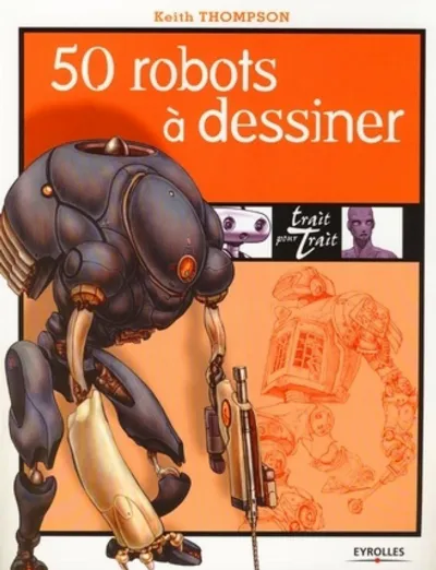 Visuel de 50 robots à dessiner