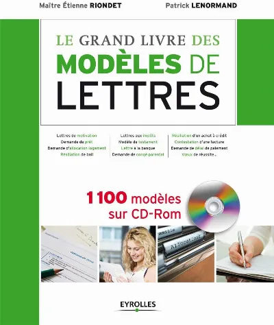 Visuel de Le grand livre des modèles de lettres